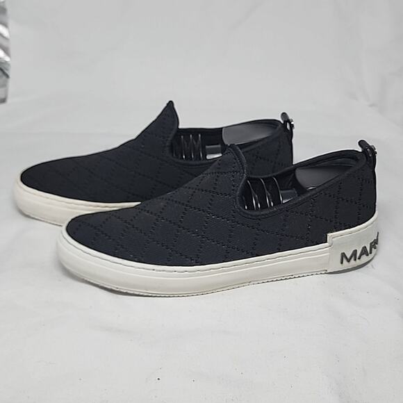 MARC FISHER QUILTED DIAMOND PATTERN WOMAN'S SIZE 8.0 BLACK WHITE UGC 🔥 - Picture 8 of 16